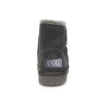 Load image into Gallery viewer, AUS WOOLI UGG Cabarita Sheepskin Short Button Boots In Grey