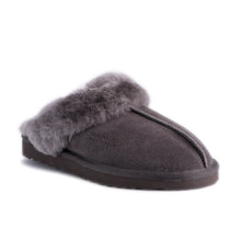 Load image into Gallery viewer, AUS WOOLI UGG UNISEX SHEEPSKIN WOOL SYDNEY Slippers - Dark Grey