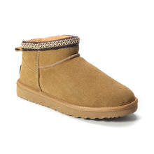 Load image into Gallery viewer, AUS WOOLI UGG Altona Sheepskin Wool Ankle Braid Boots In Camel