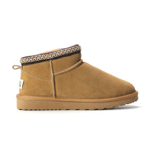 Load image into Gallery viewer, AUS WOOLI UGG Altona Sheepskin Wool Ankle Braid Boots In Camel