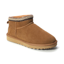 Load image into Gallery viewer, AUS WOOLI UGG Altona Sheepskin Wool Ankle Braid Boots In Tan
