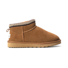 Load image into Gallery viewer, AUS WOOLI UGG Altona Sheepskin Wool Ankle Braid Boots In Tan