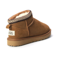 Load image into Gallery viewer, AUS WOOLI UGG Altona Sheepskin Wool Ankle Braid Boots In Tan
