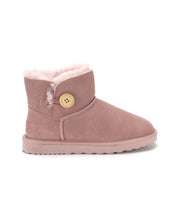 Load image into Gallery viewer, AUS WOOLI UGG Cabarita Sheepskin Short Button Boots In Pale Pink