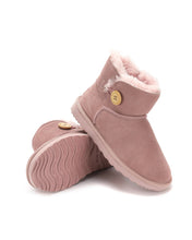 Load image into Gallery viewer, AUS WOOLI UGG Cabarita Sheepskin Short Button Boots In Pale Pink