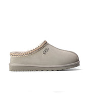 Load image into Gallery viewer, AUS WOOLI UGG Croydon Sheepskin Wool Ankle Braid Slippers In Light Grey