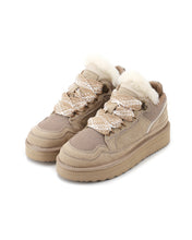 Load image into Gallery viewer, AUS WOOLI UGG Hamilton Sheepskin Wool Lace-Up Sneaker In Sand