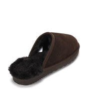 Load image into Gallery viewer, AUS WOOLI UGG Unisex Manly Sheepskin Wool Slippers In Chocolate
