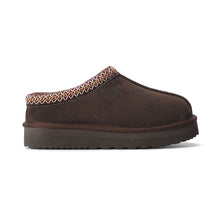 Load image into Gallery viewer, AUS WOOLI UGG Sheepskin Wool Ankle Braid Platform Mentone Slippers -CHOCOLATE
