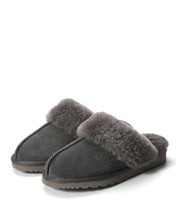 Load image into Gallery viewer, AUS WOOLI UGG Unisex Sydney Sheepskin Wool Slippers In Grey