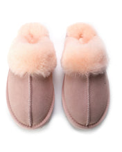 Load image into Gallery viewer, AUS WOOLI UGG Unisex Sydney Sheepskin Wool Slippers In Pale Pink