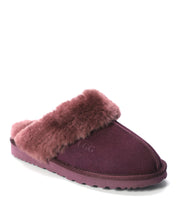 Load image into Gallery viewer, AUS WOOLI UGG Unisex Sydney Sheepskin Wool Slippers In Plum