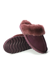 Load image into Gallery viewer, AUS WOOLI UGG Unisex Sydney Sheepskin Wool Slippers In Plum