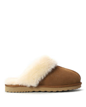 Load image into Gallery viewer, AUS WOOLI UGG Unisex Sydney Sheepskin Wool Slippers In Chestnut/Tan