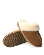 Load image into Gallery viewer, AUS WOOLI UGG Unisex Sydney Sheepskin Wool Slippers In Chestnut/Tan
