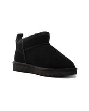 Load image into Gallery viewer, AUS WOOLI UGG Airlie Sheepskin Ultra Mini Boots In Black