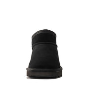 Load image into Gallery viewer, AUS WOOLI UGG Airlie Sheepskin Ultra Mini Boots In Black