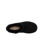 Load image into Gallery viewer, AUS WOOLI UGG Airlie Sheepskin Ultra Mini Boots In Black