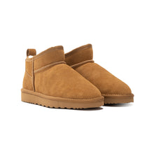 Load image into Gallery viewer, AUS WOOLI AUSTRALIA SHEEPSKIN CLASSIC ULTRA MINI BOOT - CAMEL