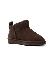 Load image into Gallery viewer, AUS WOOLI UGG Airlie Sheepskin Ultra Mini Boots In Chocolate