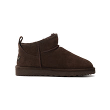 Load image into Gallery viewer, AUS WOOLI UGG Airlie Sheepskin Ultra Mini Boots In Chocolate