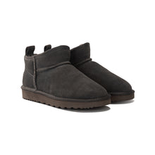 Load image into Gallery viewer, AUS WOOLI AUSTRALIA SHEEPSKIN CLASSIC ULTRA MINI BOOT - GREY