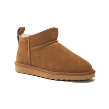 Load image into Gallery viewer, AUS WOOLI UGG Airlie Sheepskin Ultra Mini Boots In Tan