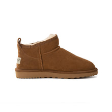 Load image into Gallery viewer, AUS WOOLI UGG Airlie Sheepskin Ultra Mini Boots In Tan