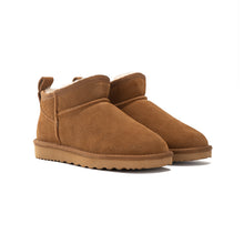 Load image into Gallery viewer, AUS WOOLI AUSTRALIA SHEEPSKIN CLASSIC ULTRA MINI BOOT - TAN