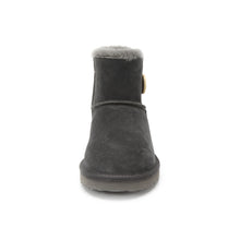 Load image into Gallery viewer, AUS WOOLI UGG SHORT SHEEPSKIN BUTTON BOOT - GREY