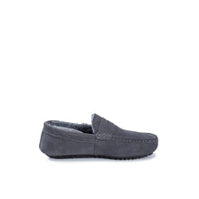 Load image into Gallery viewer, AUS WOOLI AUSTRALIA MENS TERRIGAL COSY MOCCASIN - GREY