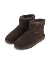 Load image into Gallery viewer, AUS WOOLI UGG Bondi Sheepskin Short Ankle Boots In Chocolate
