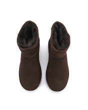 Load image into Gallery viewer, AUS WOOLI UGG Bondi Sheepskin Short Ankle Boots In Chocolate