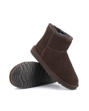 Load image into Gallery viewer, AUS WOOLI UGG Bondi Sheepskin Short Ankle Boots In Chocolate