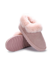 Load image into Gallery viewer, AUS WOOLI UGG Unisex Coogee Sheepskin Wool Ankle Slippers In Pale Pink