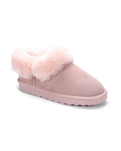 Load image into Gallery viewer, AUS WOOLI UGG Unisex Coogee Sheepskin Wool Ankle Slippers In Pale Pink