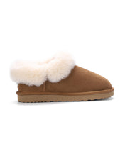 Load image into Gallery viewer, AUS WOOLI UGG Unisex Coogee Sheepskin Wool Ankle Slippers In Tan