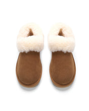 Load image into Gallery viewer, AUS WOOLI UGG Unisex Coogee Sheepskin Wool Ankle Slippers In Tan