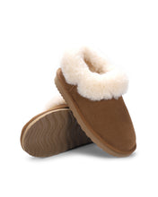 Load image into Gallery viewer, AUS WOOLI UGG Unisex Coogee Sheepskin Wool Ankle Slippers In Tan