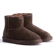 Load image into Gallery viewer, AUS WOOLI UGG SHORT SHEEPSKIN ANKLE BOOT - Chocolate