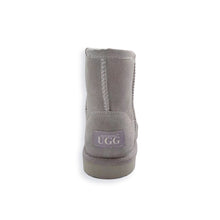 Load image into Gallery viewer, AUS WOOLI UGG SHORT SHEEPSKIN ANKLE BOOT - LIGHTGREY