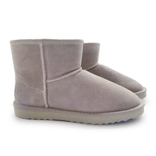 Load image into Gallery viewer, AUS WOOLI UGG SHORT SHEEPSKIN ANKLE BOOT - LIGHTGREY