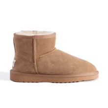 Load image into Gallery viewer, AUS WOOLI UGG SHORT SHEEPSKIN ANKLE BOOT - Chestnut/Tan