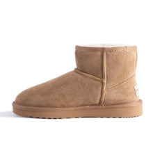 Load image into Gallery viewer, AUS WOOLI UGG SHORT SHEEPSKIN ANKLE BOOT - Chestnut/Tan