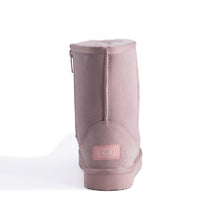 Load image into Gallery viewer, AUS WOOLI UGG MID CALF ZIP-UP SHEEPSKIN BOOT - Pale Pink