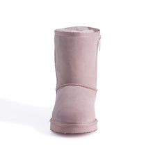 Load image into Gallery viewer, AUS WOOLI UGG MID CALF ZIP-UP SHEEPSKIN BOOT - Pale Pink