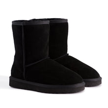 Load image into Gallery viewer, AUS WOOLI UGG Cronulla Sheepskin Mid Calf Boots In Black