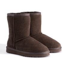 Load image into Gallery viewer, AUS WOOLI UGG MID CALF SHEEPSKIN BOOT - Chocolate