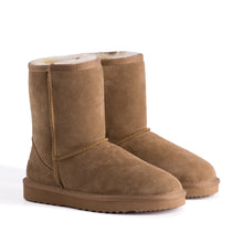 Load image into Gallery viewer, AUS WOOLI UGG Cronulla Sheepskin Mid Calf Boots In Chestnut/Tan