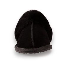 Load image into Gallery viewer, AUS WOOLI UGG UNISEX SHEEPSKIN WOOL SHELLEY Slippers - Black